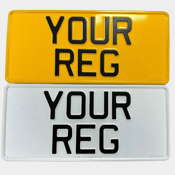 Metal Pressed Japanese Import Plate - 13 x 6