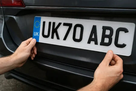 Best Number Plate Styles for Black Cars in the UK