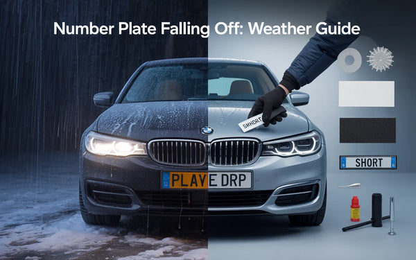 How Weather in the UK Damages Number Plates Faster