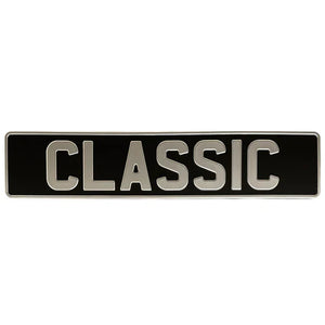 Are Classic Pressed Plates Legal on Classic Cars in the UK?