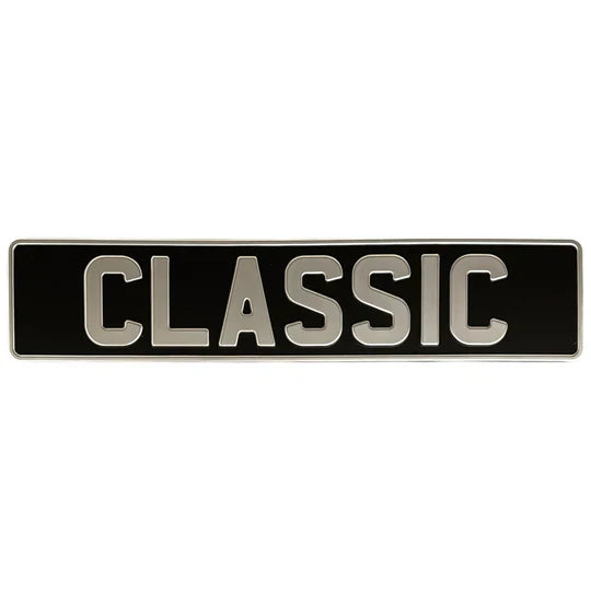 Are Classic Pressed Plates Legal on Classic Cars in the UK?