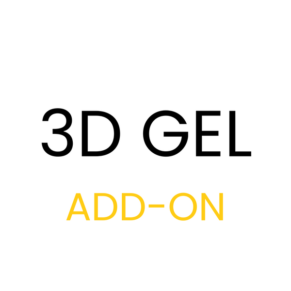 Letter Style: 3D Gel**
