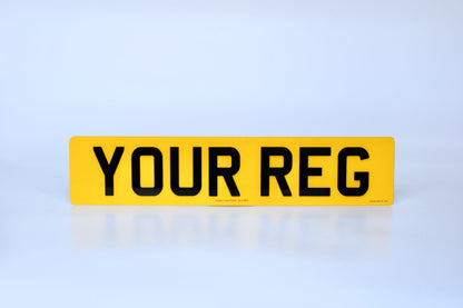 4D Number Plate - 520x111mm