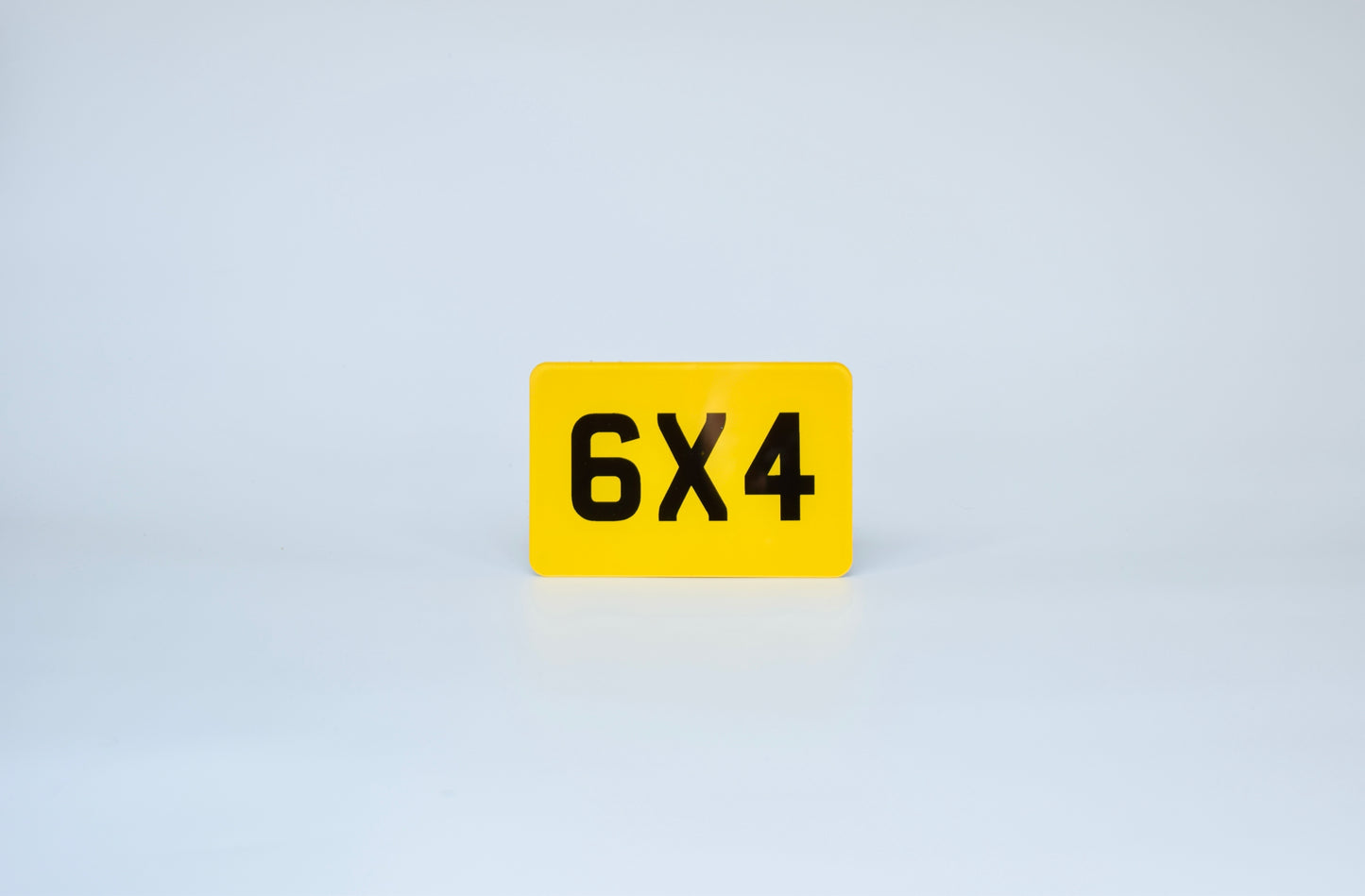 Acrylic 6 x 4 Motorcycle Number Plate