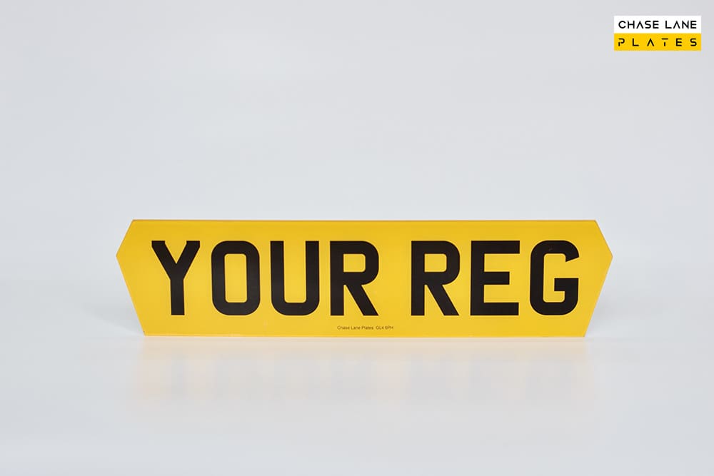 Hex Acrylic Number Plate