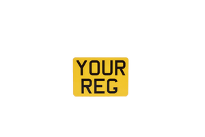 Acrylic Motorcycle Plate - 9 x 7 Inches