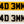 4D Number Plate - 520x111mm