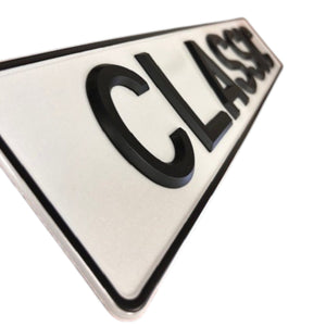 Raised & Riveted Plastic Black Letters, 3 1/8 inch digits 1970-2001