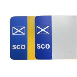 3D Gel UK Acrylic Number Plate